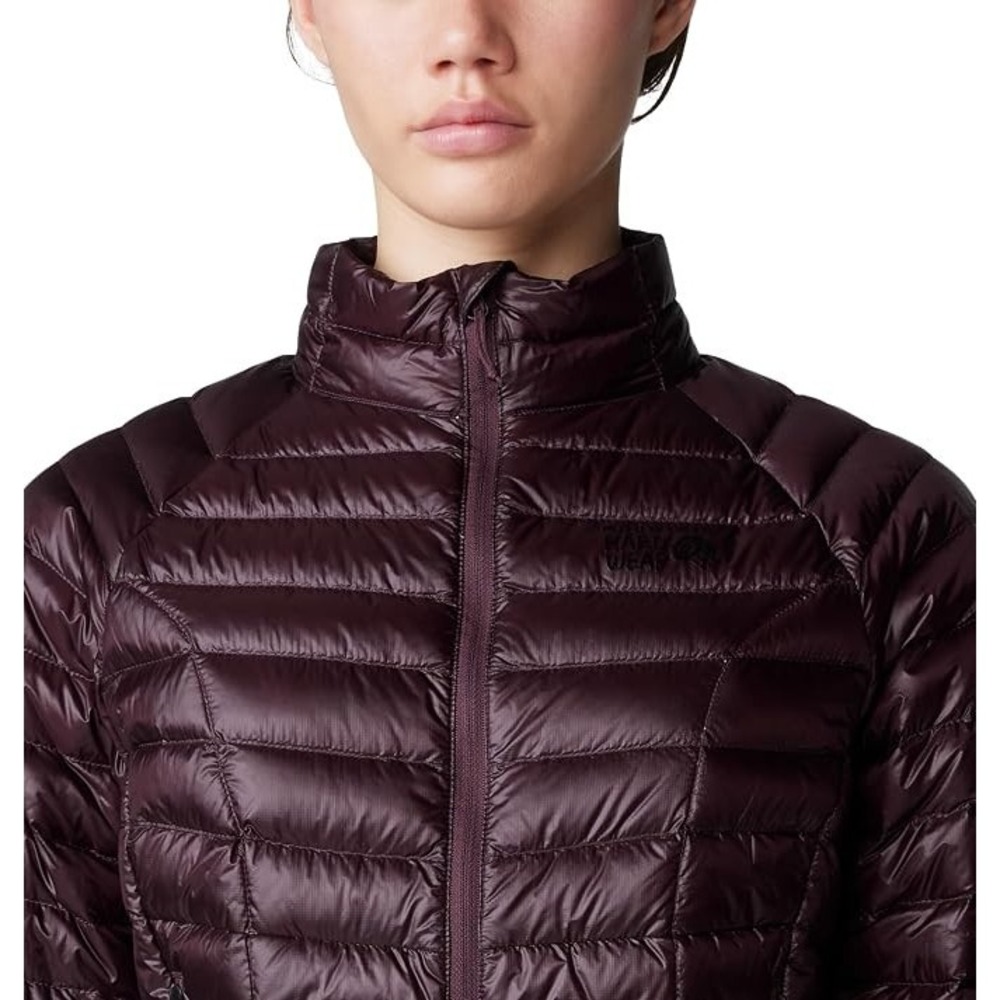 Mountain Hardwear Women's Sz M Ghost Whisperer Jacket Blackberry Purple 800FP - Picture 6 of 9